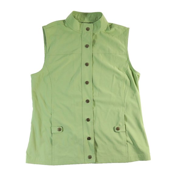 Zenergy by Chicos Light Green Vest Size 1 - Picture 1 of 3